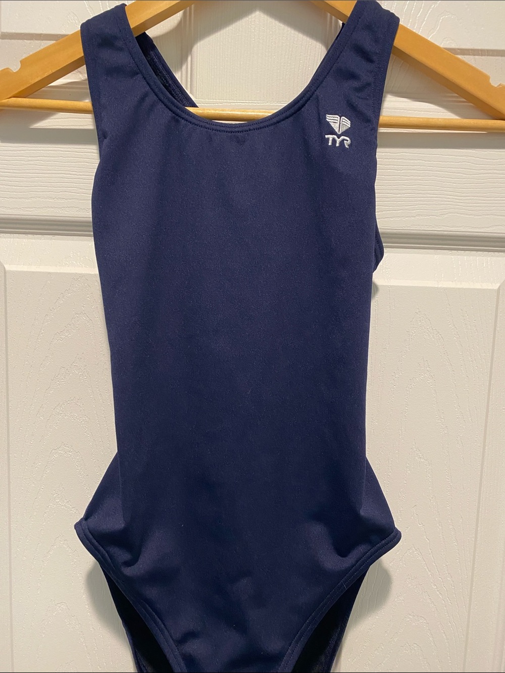 TYR Navy Blue Girls One-Piece Swimsuit